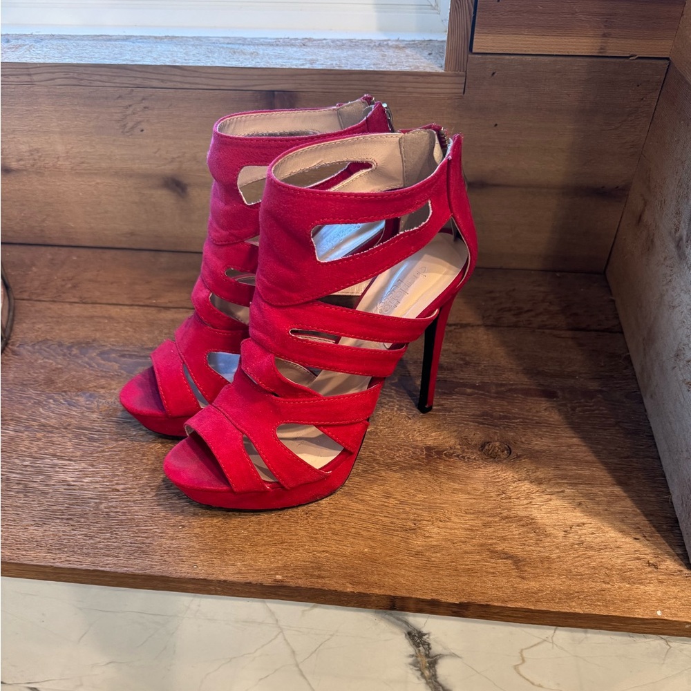 Charlotte Russell red heels